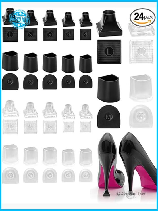 Other - Heel Protectors for Stiletto Shoes Noise Reducing Non-Slip Caps Grass Friendly